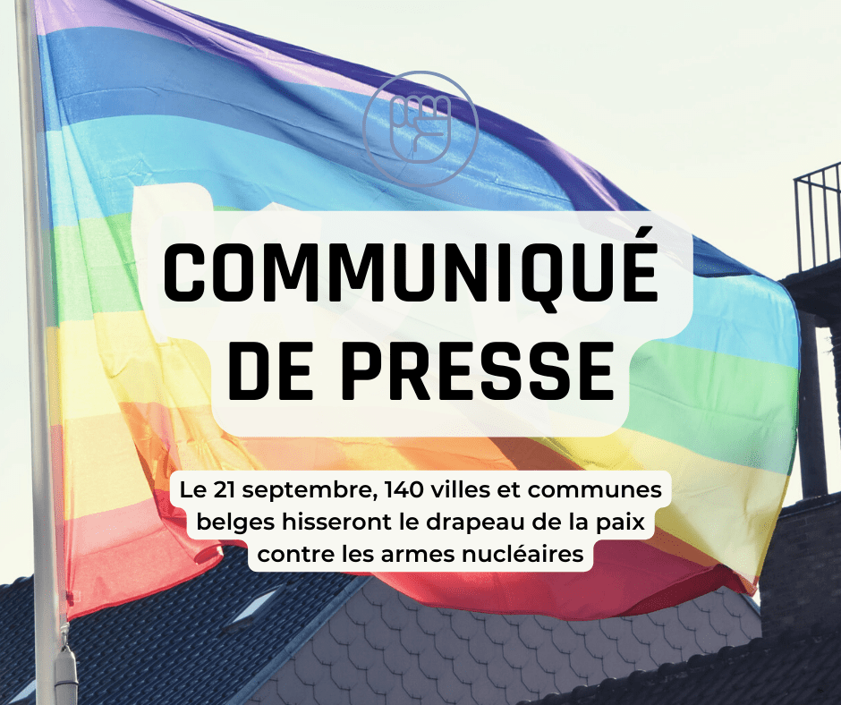 communiqué de presse drapeau de la paix