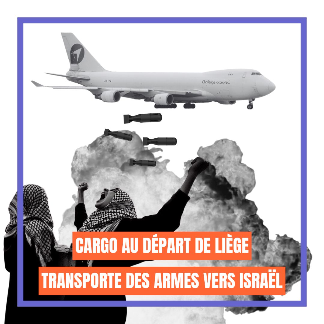 Challenge Airlines, opérant à partir de l'aéroport de Liège, transporte des armes vers Israël